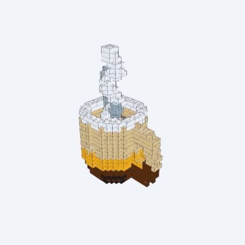 Cozy Ceramic Coffee Mug LEGO MOC