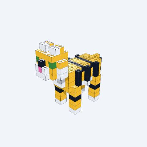 Cute Tiger LEGO MOC
