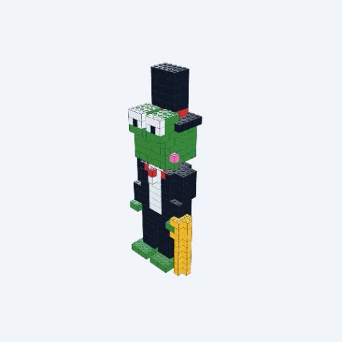 Standing Frog With Suit LEGO MOC