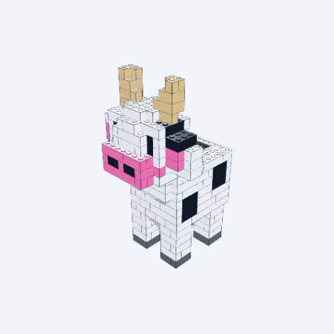 A cute cow LEGO MOC